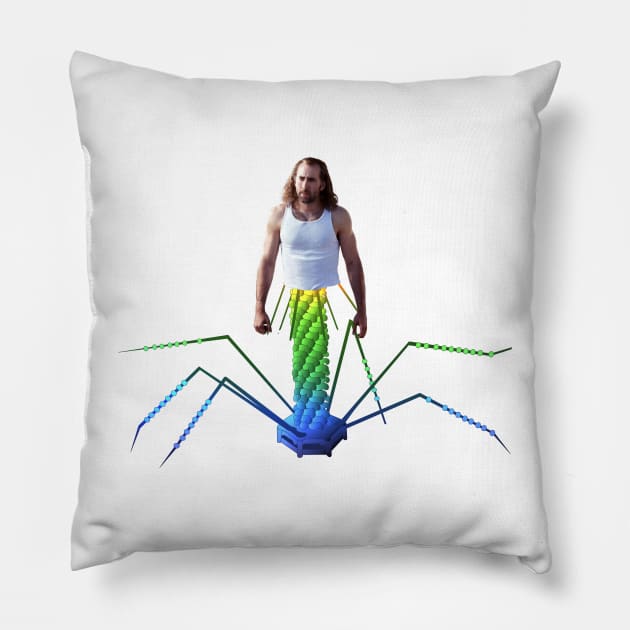 Nicolas Phage Bacteriophage Virus Pillow by labstud