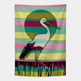 Stork B Tapestry