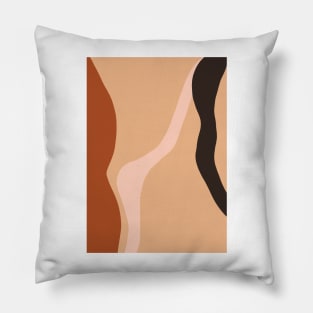 Abstract Earth Tones 3.5 Pillow