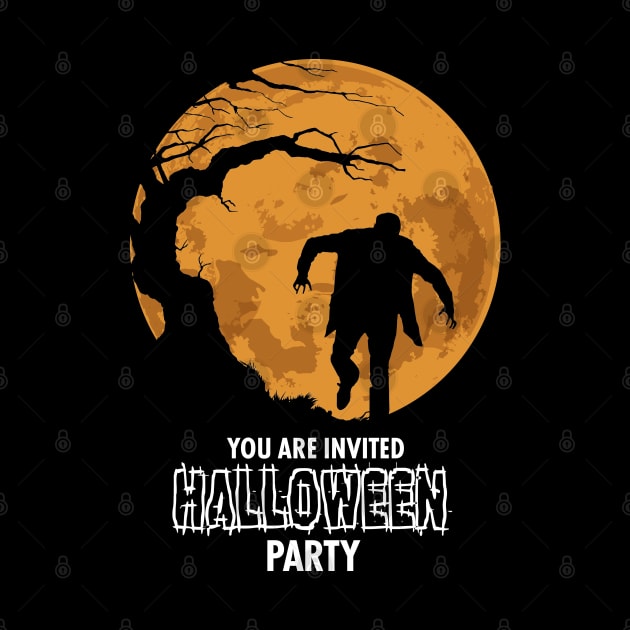 You Are Invited Halloween Party by KewaleeTee