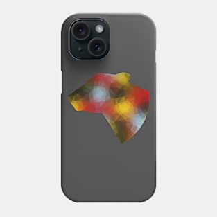 Lion in polygon Phone Case