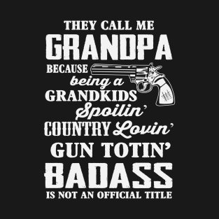 Funny Badass Grandpa T-Shirt