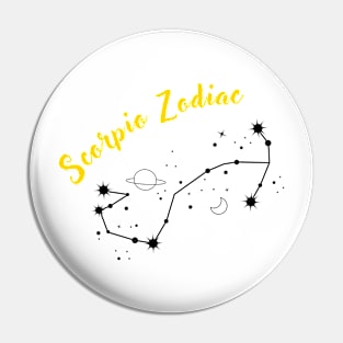 scorpio zodiac Pin