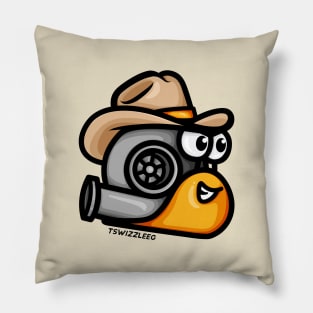 Turbo Snail - Yeet-Haw (Orange) Pillow