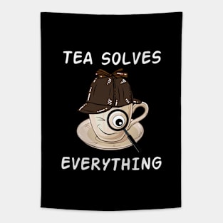 Tea Detective Tapestry