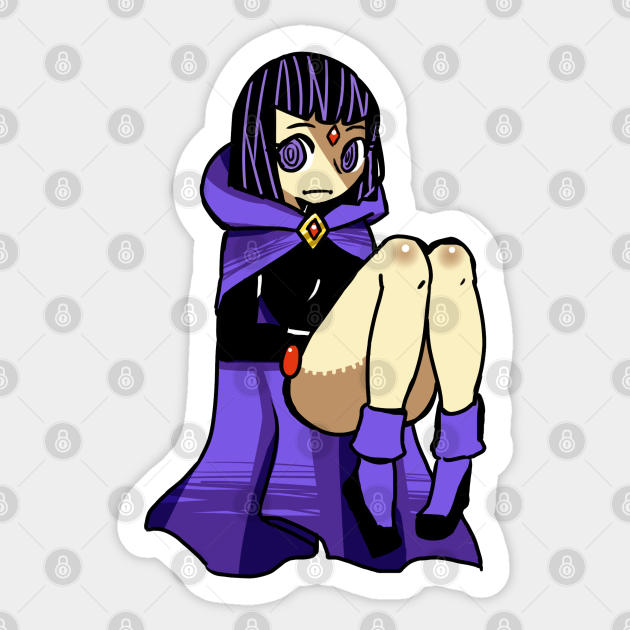 Teen Titans Raven Teen Titans Pegatina Teepublic Mx