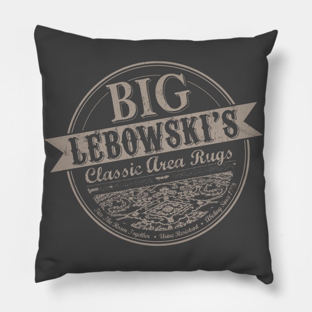 Lebowski's Area Rugs Pillow by ACraigL