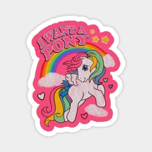 Vintage Little Pony Magnet