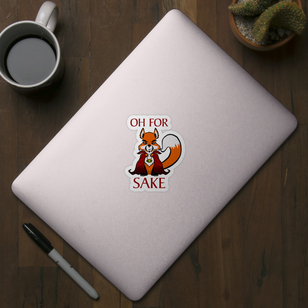 Oh For Doc's Sake - Fox Sake - Sticker