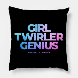 twirling girl Pillow