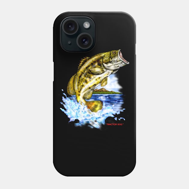 Largemouth Bass Phone Case by tractordog