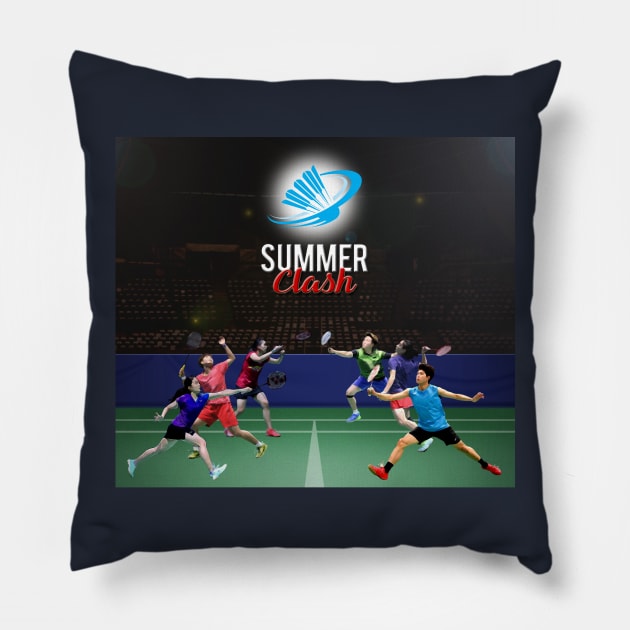 Badminton Pillow by justLyn