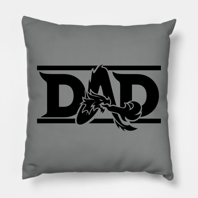 D&D Dad (A) Pillow by Crew