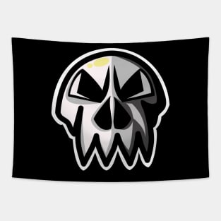 Skull Mascot Logo Tapestry