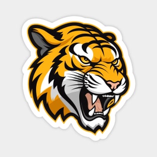 Tiger Mascot Magnet