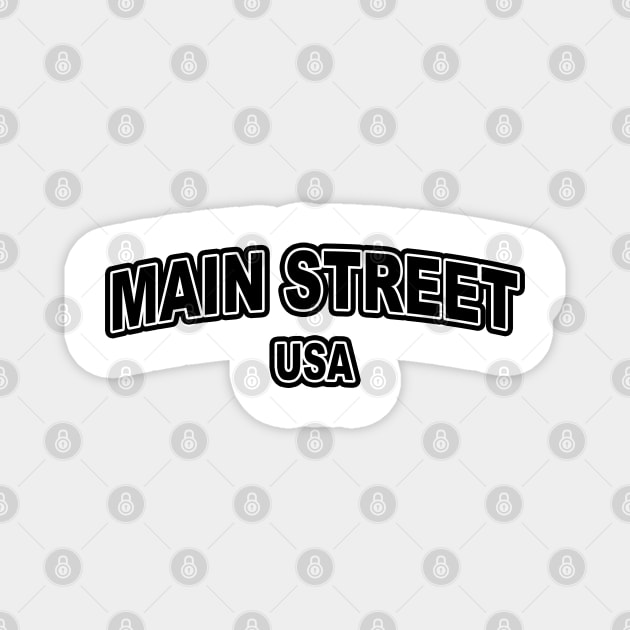 Main Street USA Stroke Magnet by IdenticalExposure