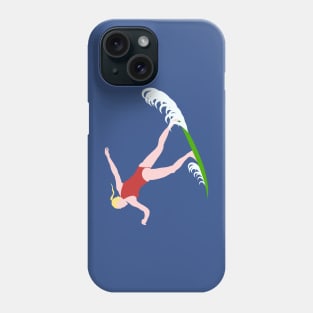 Surfing Blonde Phone Case