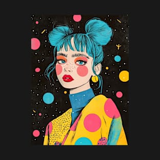 A vibrant pop art illustration T-Shirt