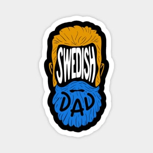 Swedish Dad - Vintage Beard Gift Magnet