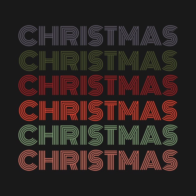 Retro Christmas Sign Vintage Font Aesthetic by retroyule