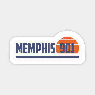 901 Memphis Tennessee Area Code Magnet