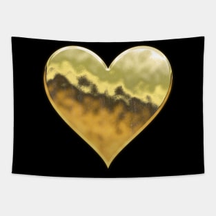 heart of gold Tapestry