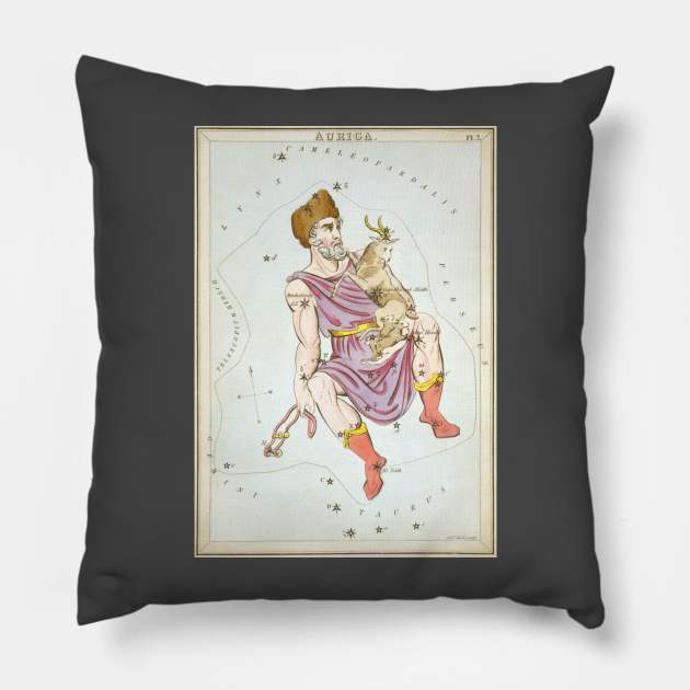 Auriga Constellation from Urania's Mirror Pillow by MasterpieceCafe