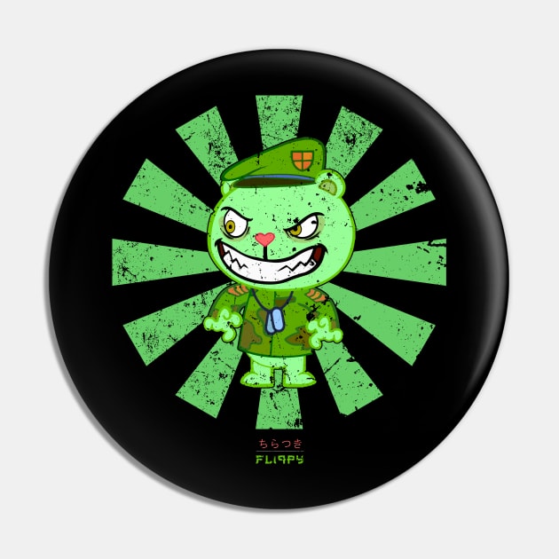 Fliqpy Retro Japanese Flippy Happy Tree Friends Pin by Nova5