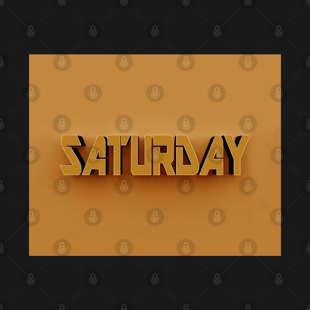 3D Text - Saturday by Russell102