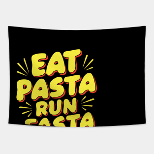 eat pasta run fasta Tapestry