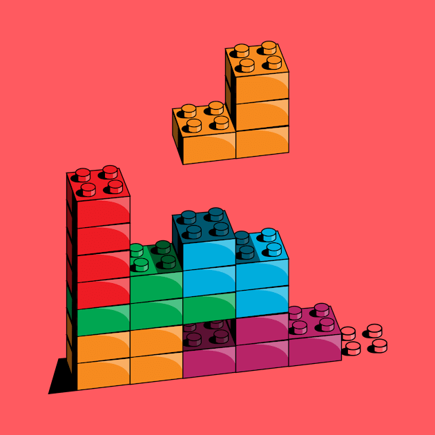 Lego Tetris by Thoo