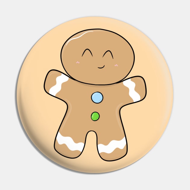 Gingerbread Man Pin by ShutterStudios