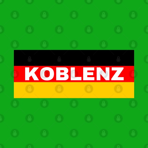 Koblenz City in German Flag by aybe7elf