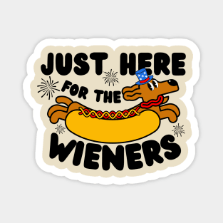 just here for the wieners Magnet