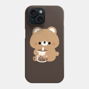 Bear Boba Tea Phone Case