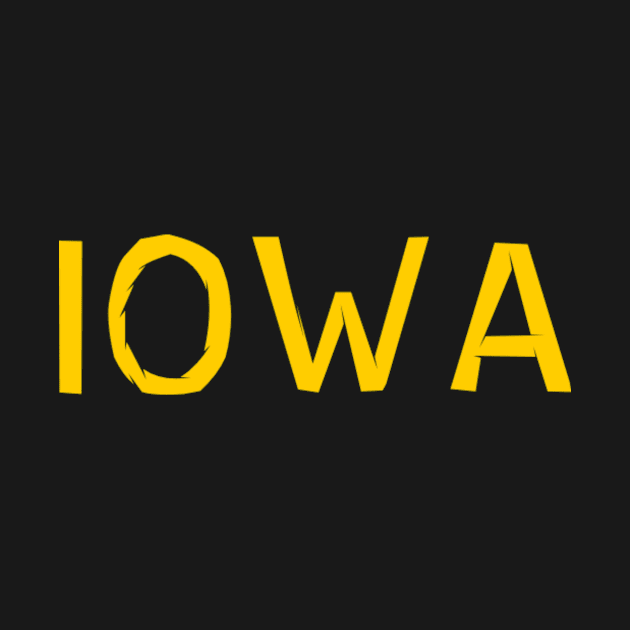 Iowa Cutout by Coastal House Apparel 