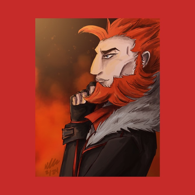 Team Flare Leader Lysandre by HeatherC