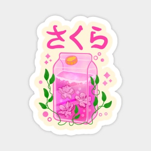 Cherry Blossoms Juice Magnet