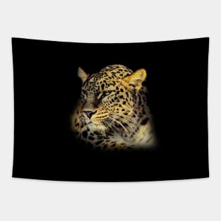 Leopard portrait Tapestry