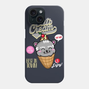 Cats Cream Grey Phone Case