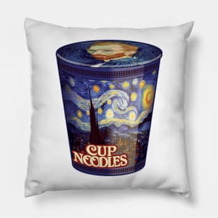 Van Gogh Cup Noodles Pillow