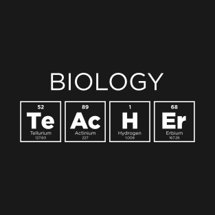 Biology Teacher Periodic Table T-Shirt