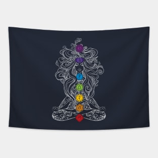 Divine Feminine Chakra Goddess Tapestry