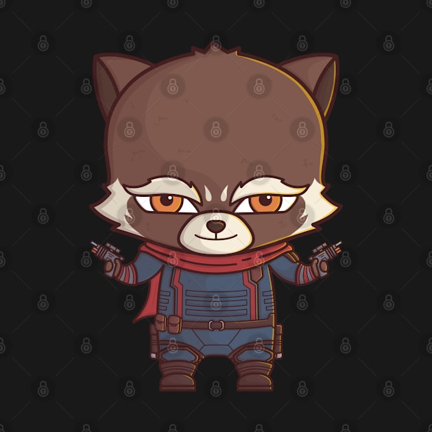 ROCKET RACCOON GUARDIAN OF THE GALAXY by PNKid