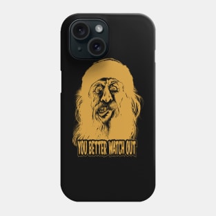 Evil Santa (gold version) Phone Case