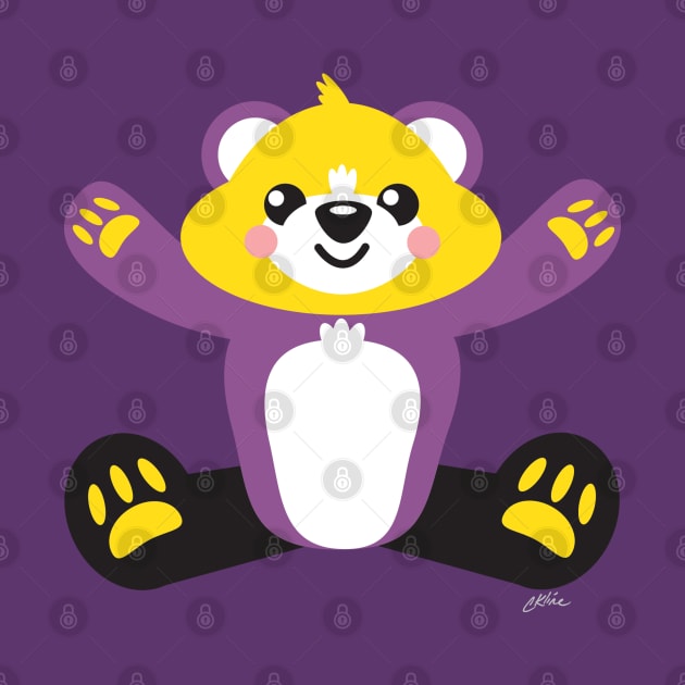 NonBinary Pride Teddy Bear by CKline