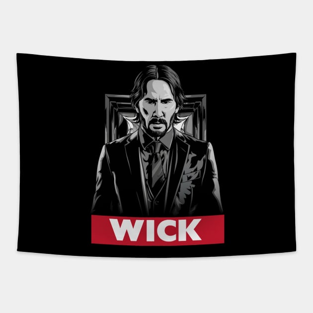 Judge wick Tapestry by Aldrvnd