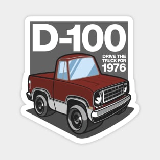 D100 - 1976 White-Base (Russet) Magnet