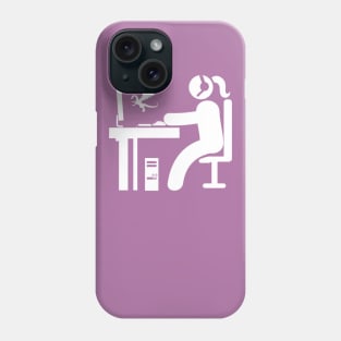 Gamer Girl with Dragon Avatar Phone Case