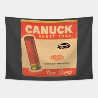 Canuck Skeet Load Ammo Tapestry